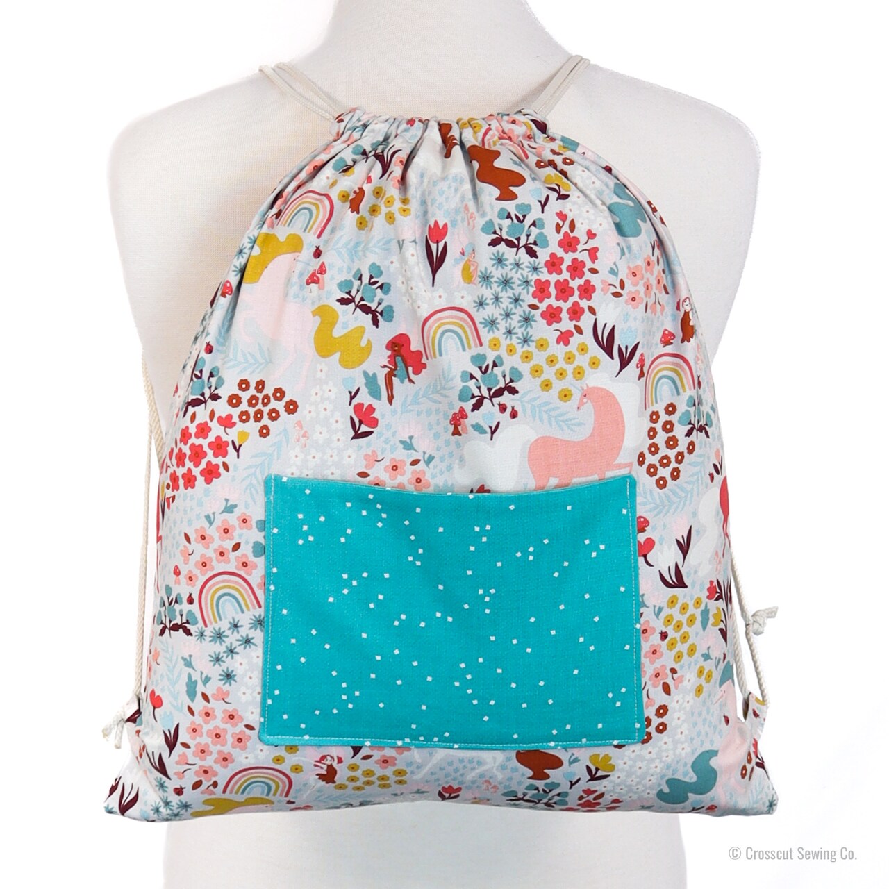 Drawstring Backpack Sewing Kit - Fairies & Unicorns - Beginner Sewing Kit - Sewing  Kit for Kids - Sewing Project